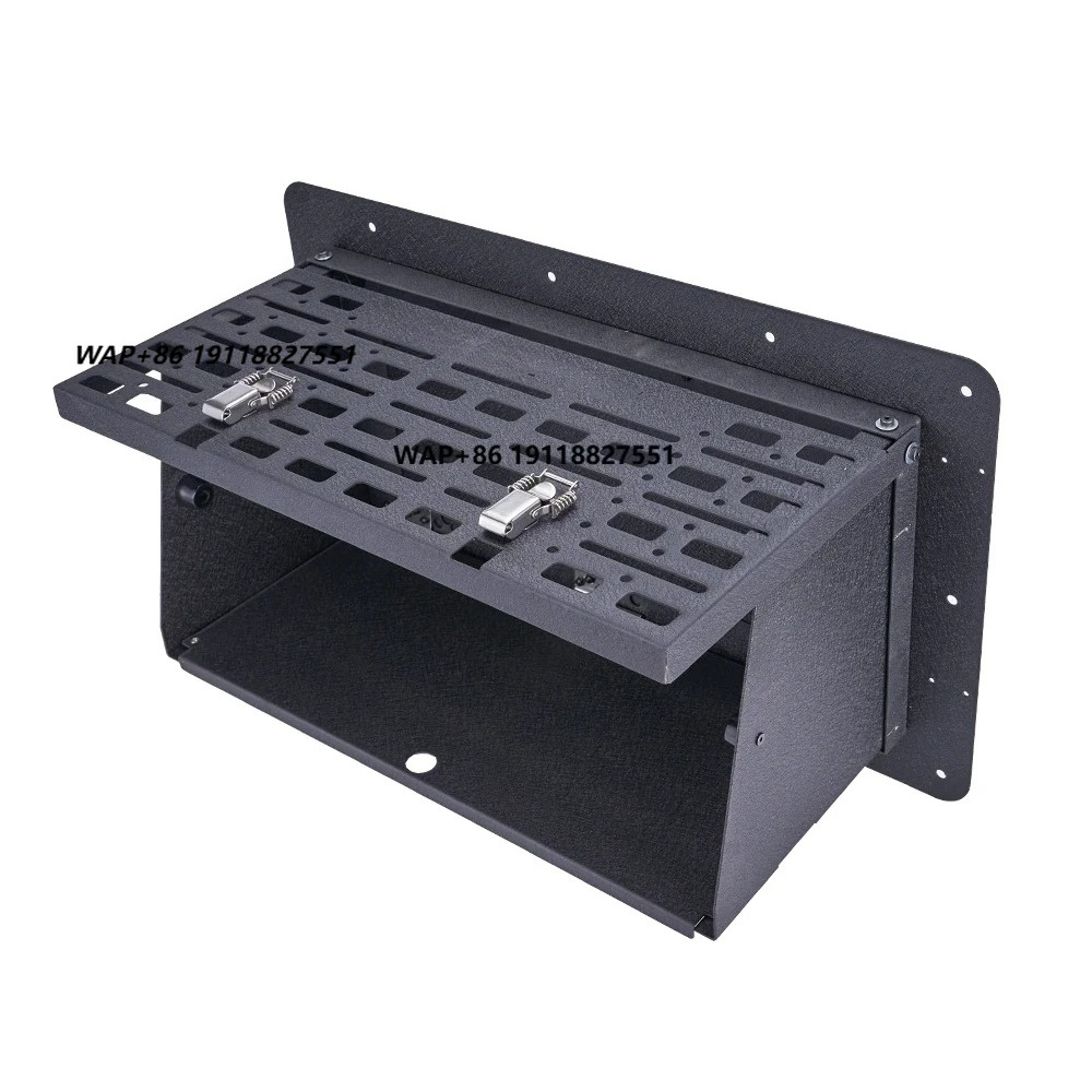 Camping Cooking Organizer - Alloy Rear Door Folding Drop Down
