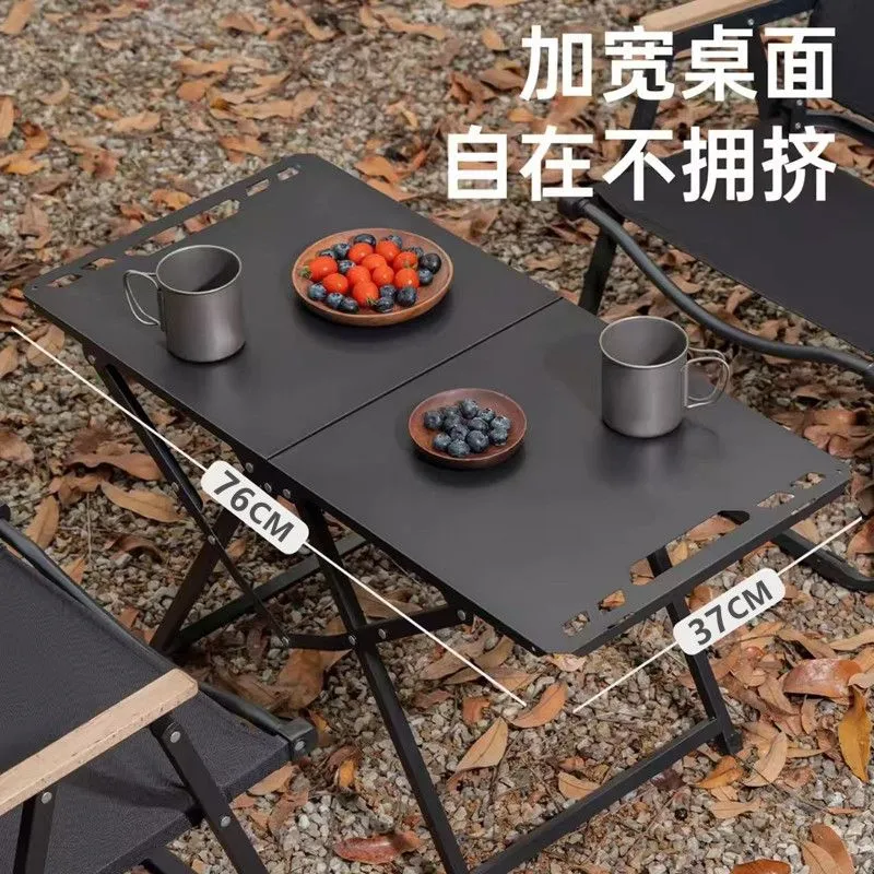 Camping Cooking Table - Foldable Portable Folding Camping Table Stainless