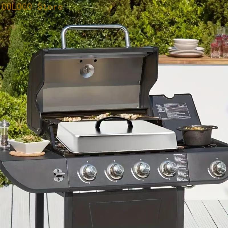 Square Cover with Top Handle f - огляд і ціна Camping Cooking Flat Top