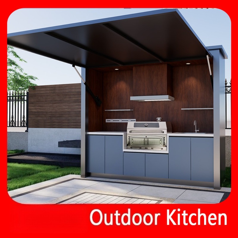 Mobile Outdoor Kitchen Island  - огляд і ціна Camping Cooking Dining Set