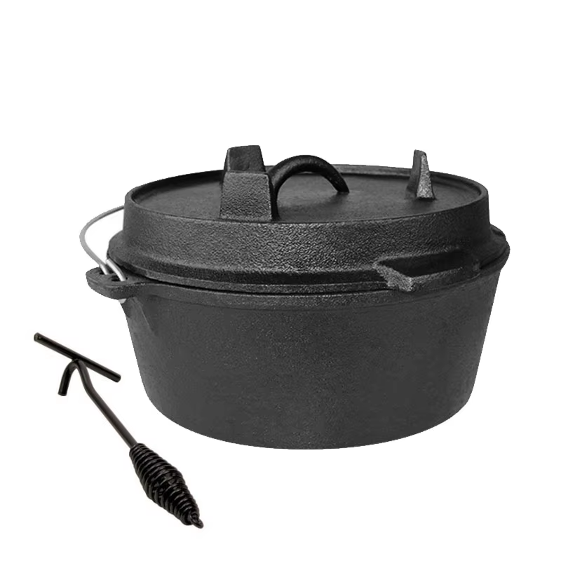 25cm Cast Iron Dutch Oven Camp - огляд і ціна Camp Dutch Oven Cast