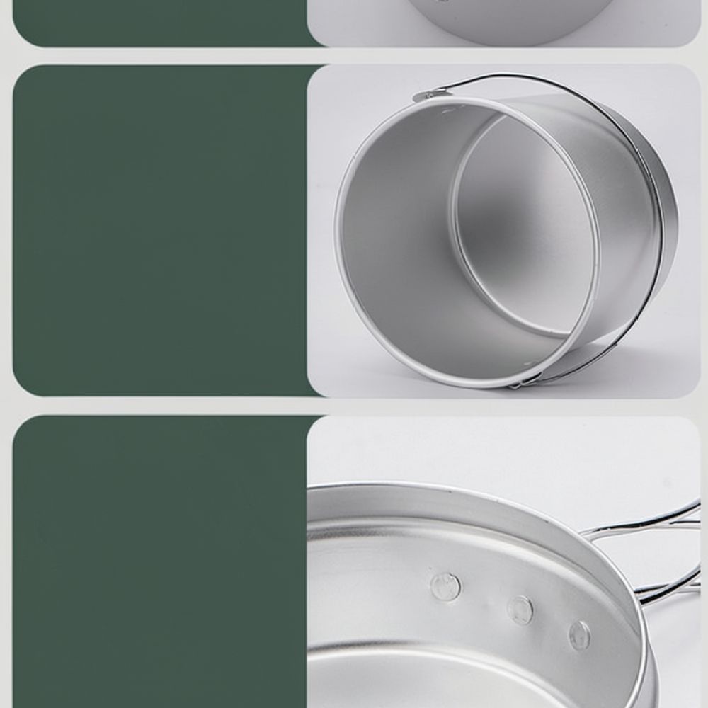 Outdoor Picnic Aluminum Cookwa - огляд і ціна Camping Cooking Dining Set