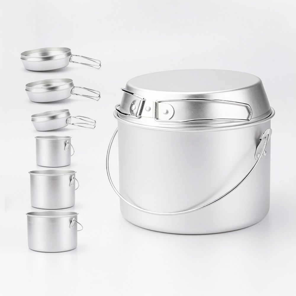 Outdoor Picnic Aluminum Cookwa - огляд і ціна Camping Cooking Dining Set