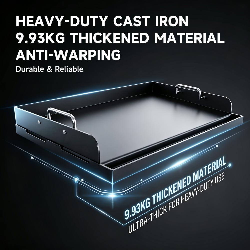 Non Stick Cast Iron Griddle Th - огляд і ціна Camping Cooking Flat Top