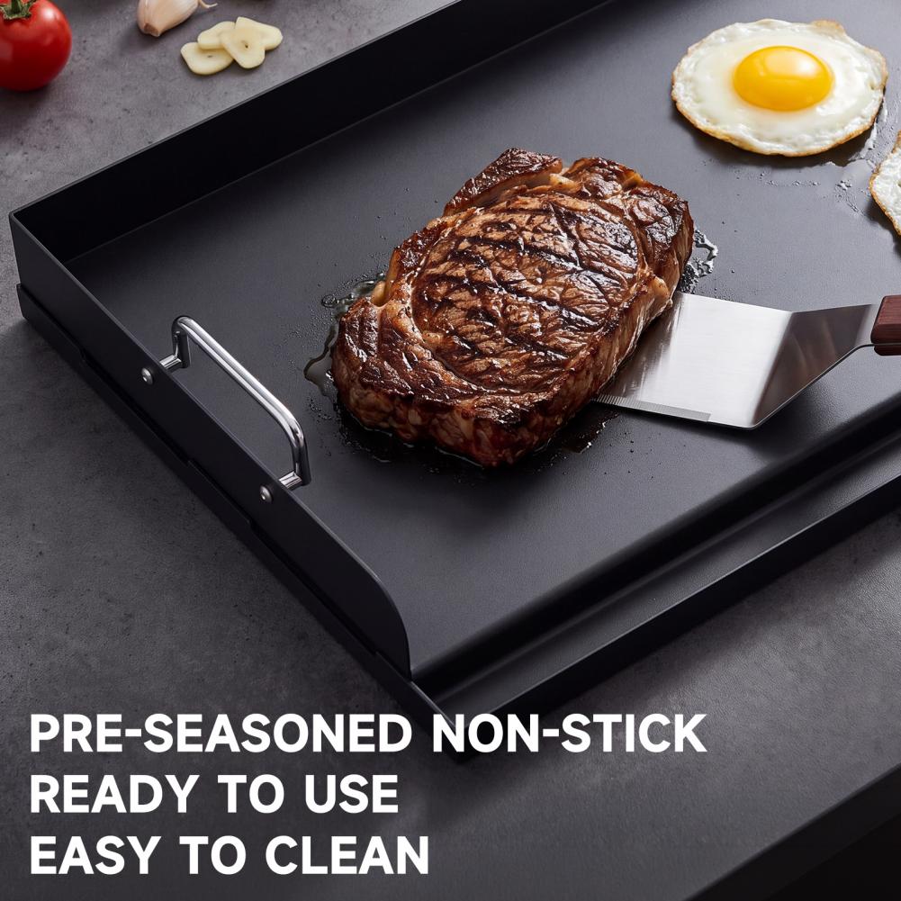 Non Stick Cast Iron Griddle Th - огляд і ціна Camping Cooking Flat Top
