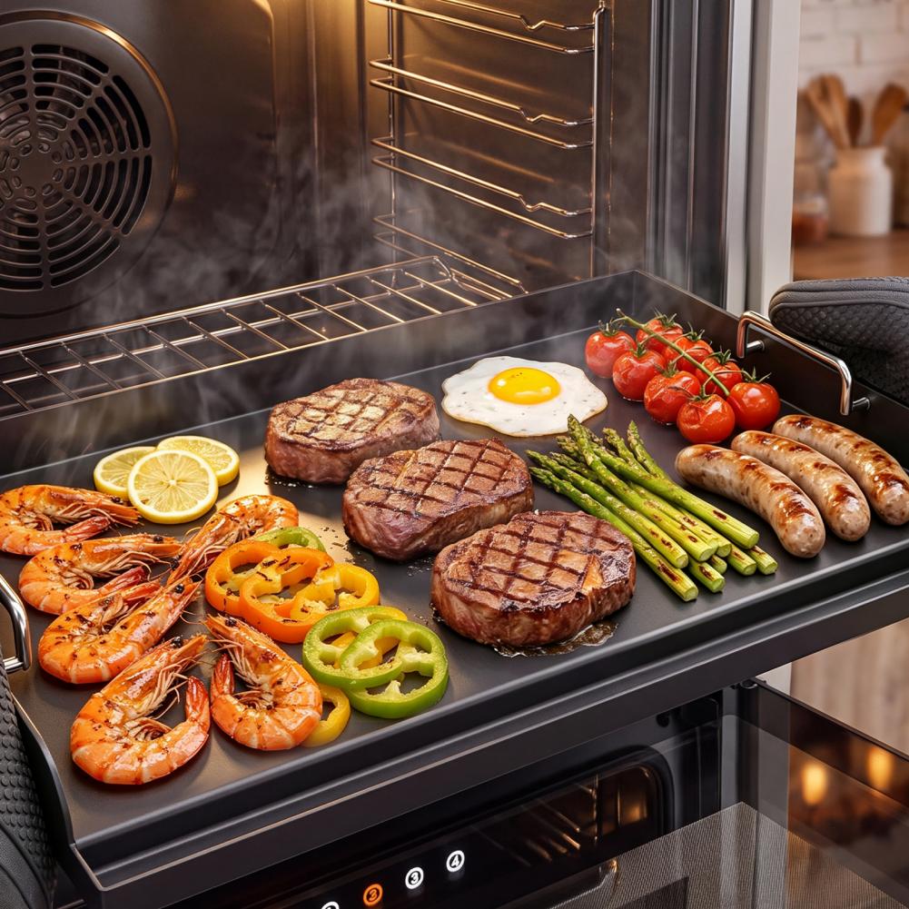 Non Stick Cast Iron Griddle Th - огляд і ціна Camping Cooking Flat Top