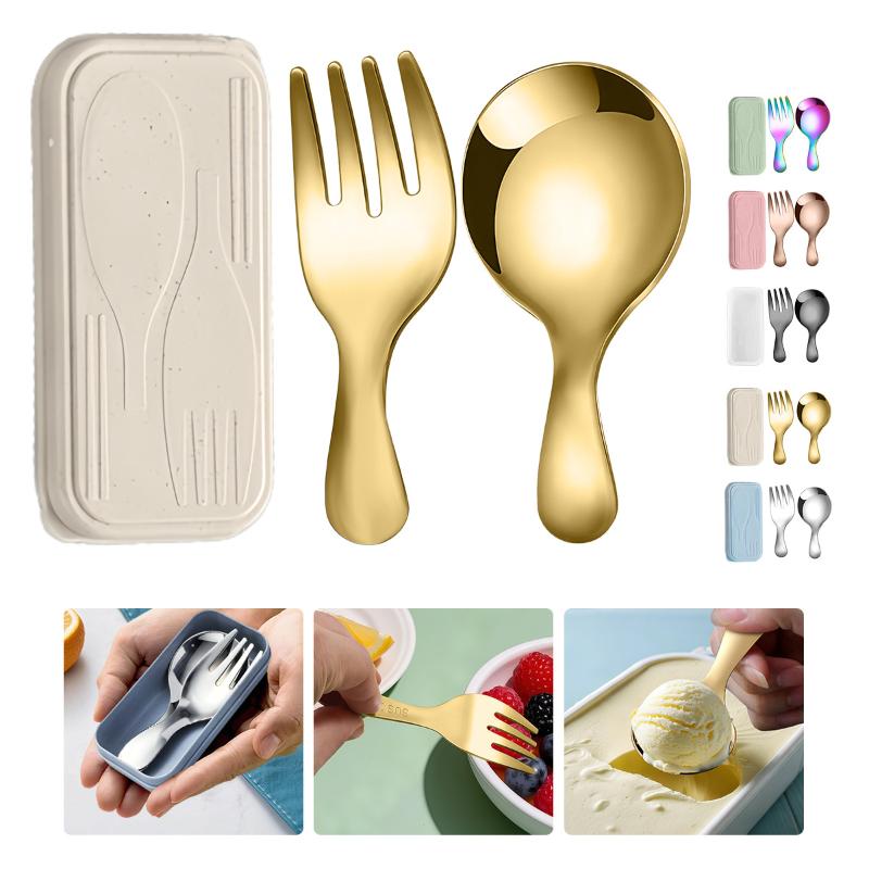 Stainless Steel Tableware Set  - огляд і ціна Camping Hiking Cooking