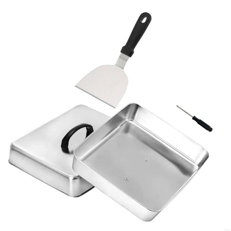 Metal Basting Cover with Top H - огляд і ціна Camping Cooking Flat Top