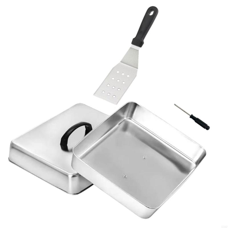 Metal Basting Cover with Top H - огляд і ціна Camping Cooking Flat Top