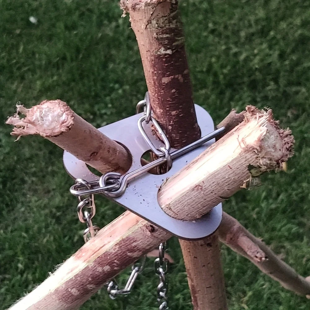 Stainless Steel Camping Tripod - огляд і ціна Camping Hiking Cooking