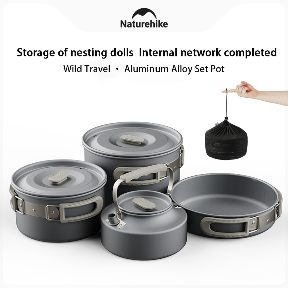 Naturehike Outdoor Pot Set,Cam - огляд і ціна Camping Hiking Cooking