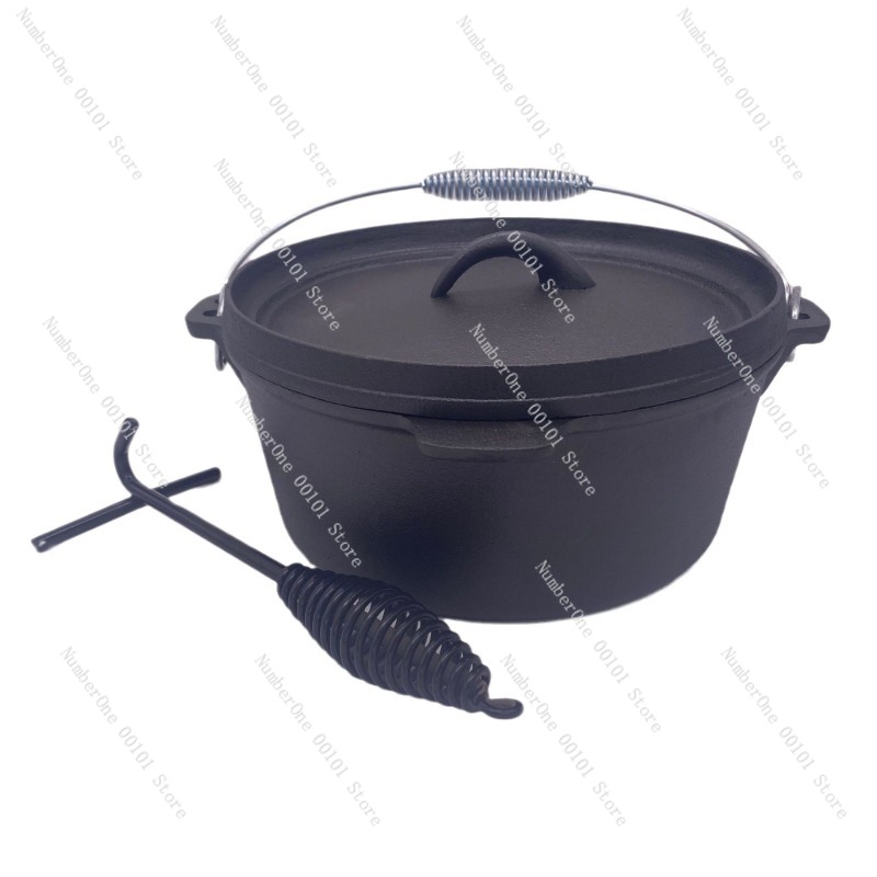 Heavy Duty Cast Iron Dutch Ove - огляд і ціна Camp Dutch Oven Cast